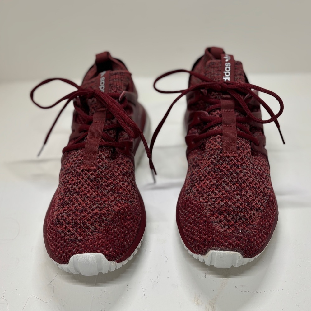 Adidas Tubular Nova PK Primeknit Men’s Size 8 Mystery Red Maroon Sneakers Shoes - Picture 2 of 7